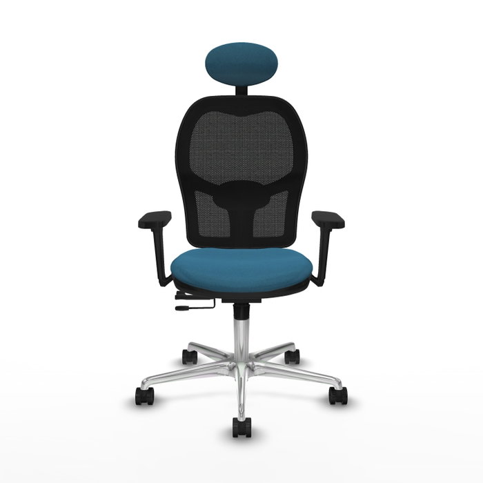 PIQUERAS Y CRESPO Silla de oficina Jorquera Verde petróleo con mecanismo Sincro/Traslack PIQUERAS Y CRESPO Silla de oficina Jorquera Verde petróleo con mecanismo Sincro/Traslack