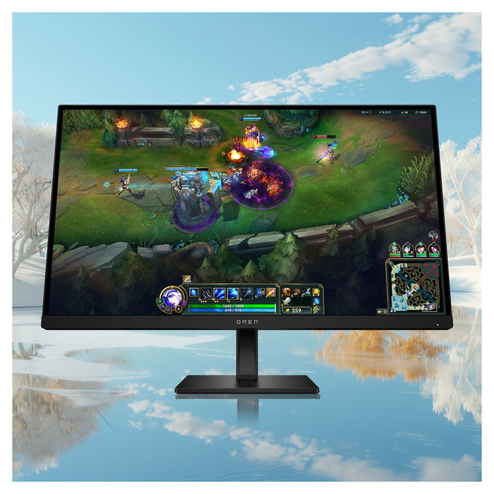 HP OMEN 27 G2 Gaming Monitor 68.6 cm (27") Full HD 1080p IPS, 180 Hz, 1 ms, AMD FreeSync, HDR400, Negro, AV4K1E9#ABB