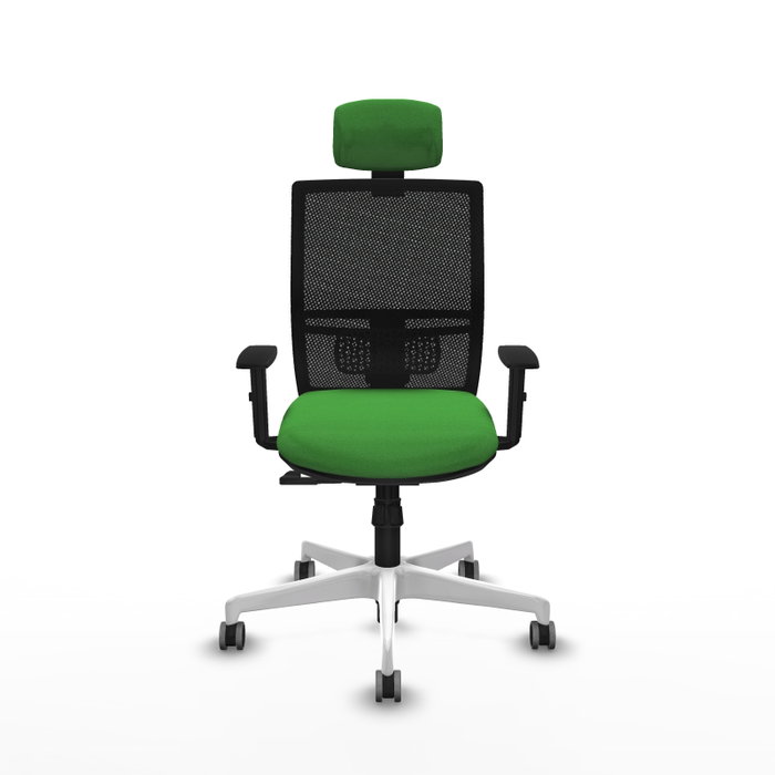 PIQUERAS Y CRESPO Silla de oficina Yunquera con mecanismo Sincro, Verde y Negro PIQUERAS Y CRESPO Silla de oficina Yunquera con mecanismo Sincro, Verde y Negro