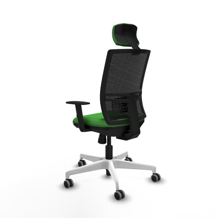 PIQUERAS Y CRESPO Silla de oficina Yunquera con mecanismo Sincro, Verde y Negro PIQUERAS Y CRESPO Silla de oficina Yunquera con mecanismo Sincro, Verde y Negro