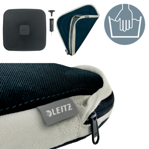 LEITZ Cojín de asiento Active Wobble con funda, Gris oscuro