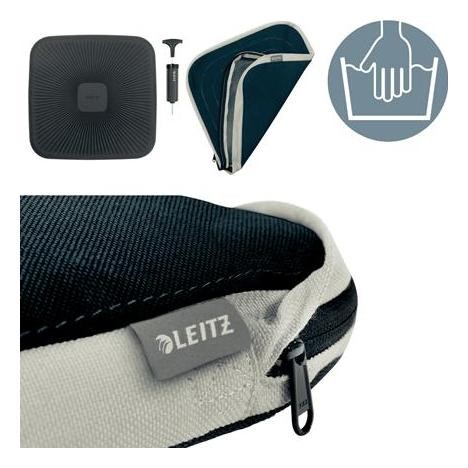 LEITZ Cojín de asiento Active Wobble con funda, Gris oscuro