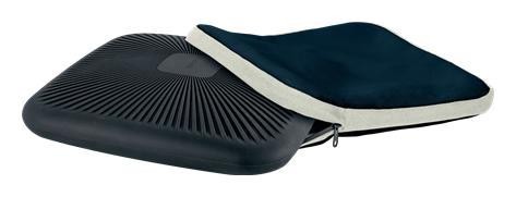 LEITZ Cojín de asiento Active Wobble con funda, Gris oscuro