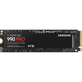 Samsung 990 PRO SSD interno 4 TB PCIe 4.0 NVMe 2.0 M2 2280 Hasta 7450 MB/s MZ-V9P4T0BW