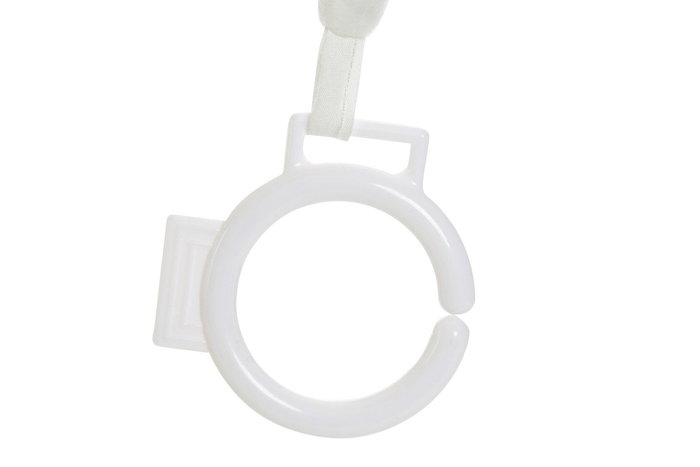 DKD Home Decor Peluche Baby Happy Rabbit Azul Celeste Rosa 6 x 12 x 62 cm (4 Unidades)