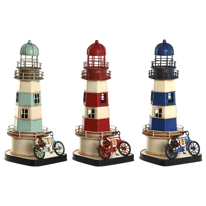 DKD Home Decor Faro Metal Surtido de 3 Unidades
