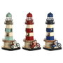 DKD Home Decor Faro Metal Surtido de 3 Unidades