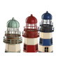 DKD Home Decor Faro Metal Surtido de 3 Unidades