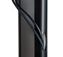 B-Tech BT8380 Columna de Soporte Vertical, 60 cm, Aluminio, Negro