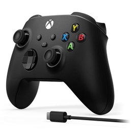 Mando Xbox One + Cable para PC XBOX EP2-29944 Negro