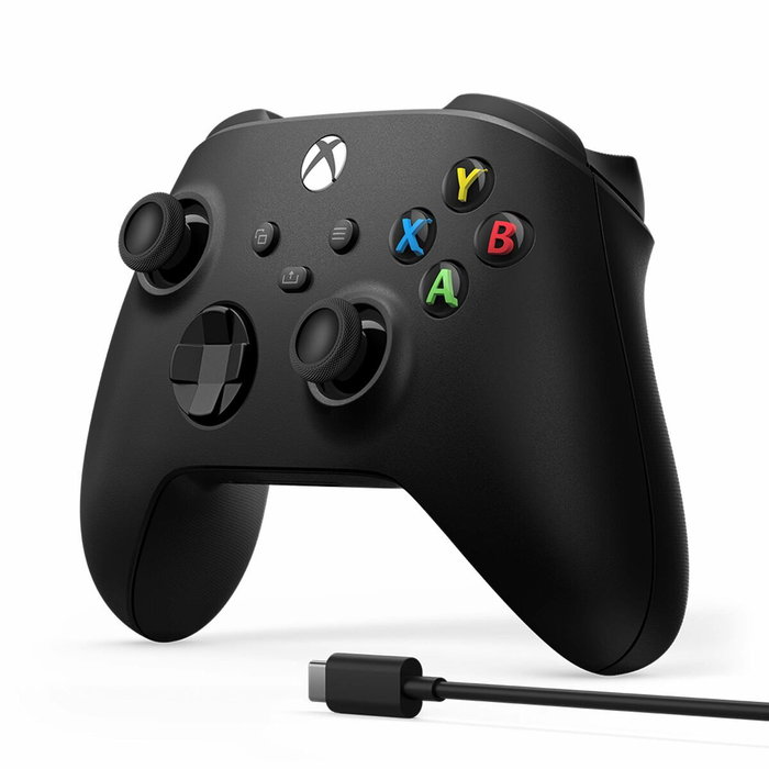 Mando Xbox One + Cable para PC XBOX EP2-29944 Negro