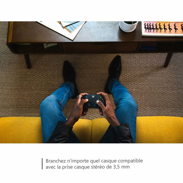 Mando Xbox One + Cable para PC XBOX EP2-29944 Negro