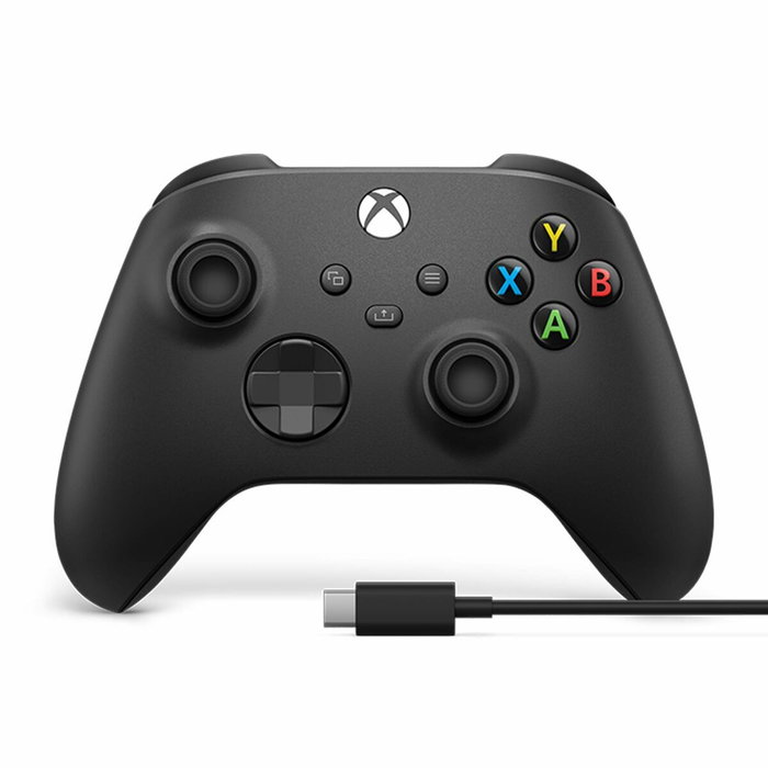 Mando Xbox One + Cable para PC XBOX EP2-29944 Negro