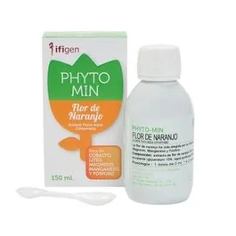 Ifigen Phyto-Min Flor De Naranjo 150 ml | Complemento Alimenticio Rico en Cobalto, Litio, Magnesio, Manganeso y Fósforo