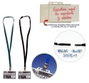 OFFICE BOX Funda Distintivo con Cordón de Seguridad Negro (Pack de 25)