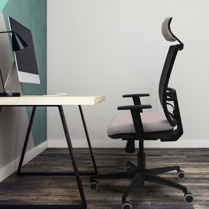 PIQUERAS Y CRESPO Silla de oficina Yunquera con mecanismo Sincro, Turquesa y Negro PIQUERAS Y CRESPO Silla de oficina Yunquera con mecanismo Sincro, Turquesa y Negro