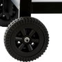 DKD Home Decor Barbacoa de Acero y Madera 108x71x103 Negro y Natural
