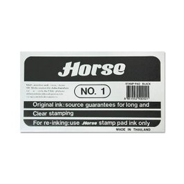 Horse Tampon num.1 95x165mm negro