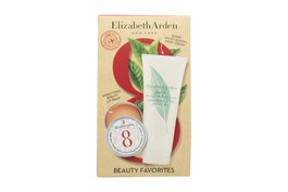 Elizabeth Arden Green Tea Gift Set 100ml Green Tea Honey Drops Body Cream + 8hr Cream lip Protectant in Tin 13ml