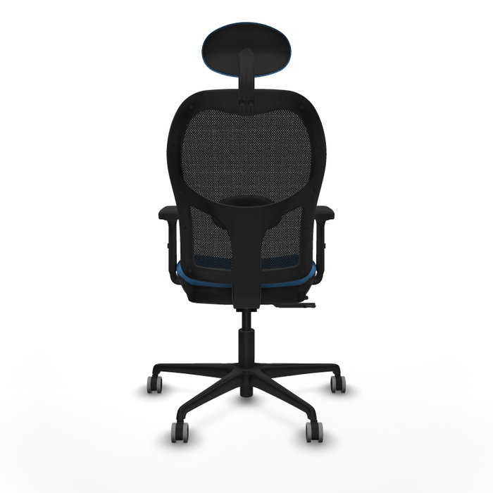PIQUERAS Y CRESPO Silla de oficina Jorquera Azul claro con mecanismo Sincro/Traslack
