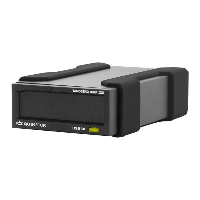 Tandberg Data Unidad de Almacenamiento Externa RDX QuikStor USB 3.0, 8782-RDX, Cartucho RDX Extraíble, Negro