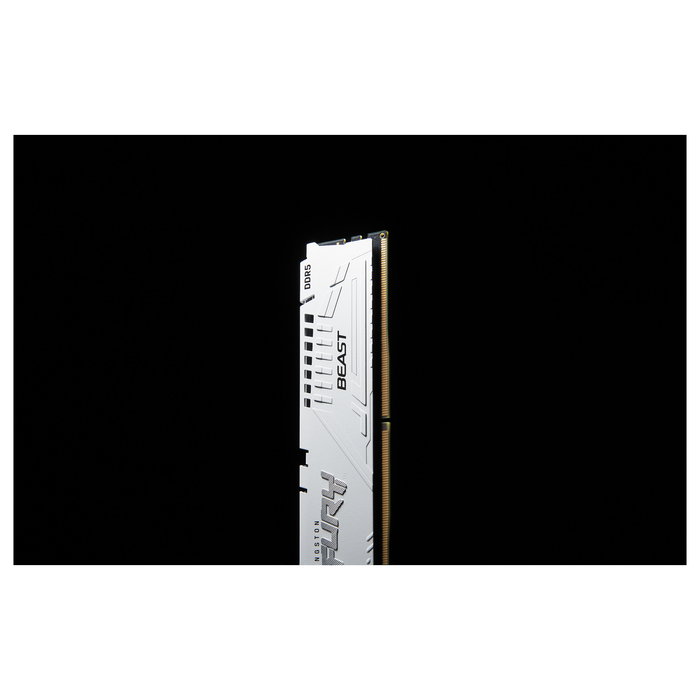Kingston FURY Beast White 16GB DDR5 6000MT/s CL30 DIMM Módulo de Memoria RAM con AMD EXPO para PC Gaming (1x16GB, 288-pin, Unbuffered)