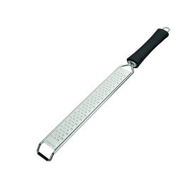 Microplane Rallador Parmesano, Profesional para Queso Duro, Acero Inoxidable, 41 cm