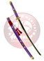 Amont Katana Decorativa Enma de Zoro One Piece 103 cm Manga Edition - Acero, Vaina Lila