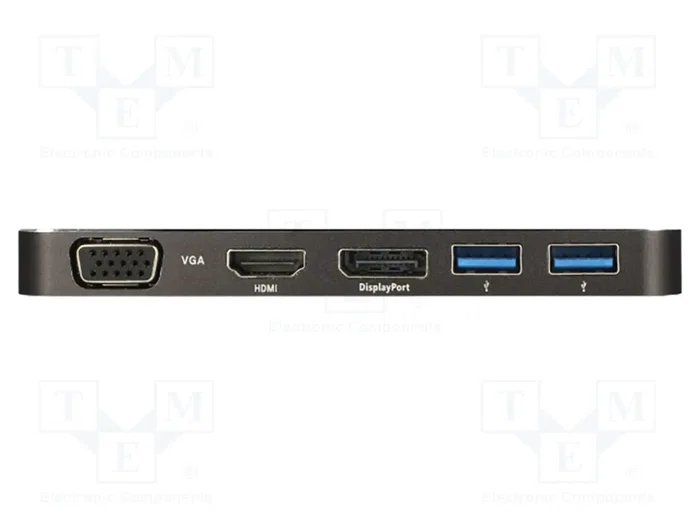 DeLOCK Dockingstation USB Type-C™ 3.2 4K HDMI + DP / 1080p VGA, USB Hub y PD 3.0 DeLOCK Dockingstation USB Type-C™ 3.2 4K HDMI + DP / 1080p VGA, USB Hub y PD 3.0