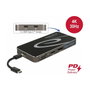 DeLOCK Dockingstation USB Type-C™ 3.2 4K HDMI + DP / 1080p VGA, USB Hub y PD 3.0