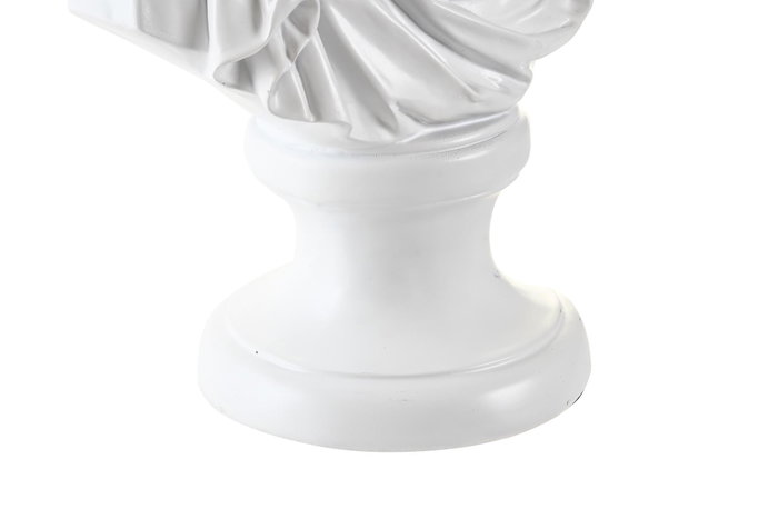 DKD Home Decor Figura de Busto en Resina Blanco y Dorado