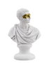 DKD Home Decor Figura de Busto en Resina Blanco y Dorado