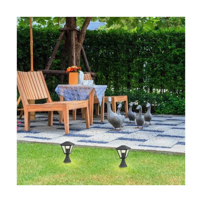 RABALUX RAB-7148 Lámpara de Exterior "Paravento" 1xE27 IP44 Negro Aluminio Cristal