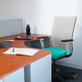 PIQUERAS Y CRESPO Silla de oficina Haches con mecanismo Sincro/Traslack Amarillo y Gris