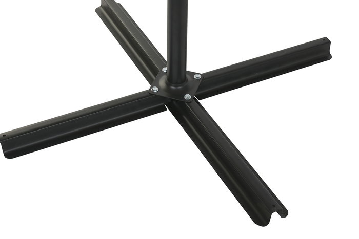 DKD Home Decor Parasol de Terraza y Jardín Arena 350 x 250 x 300 cm con UV 50+ y Giratorio 360