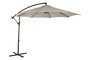 DKD Home Decor Parasol de Terraza y Jardín Arena 350 x 250 x 300 cm con UV 50+ y Giratorio 360