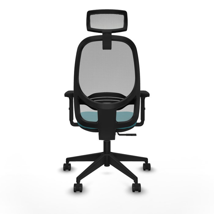 PIQUERAS Y CRESPO Silla de oficina Cilanco con mecanismo Sincro, Turquesa y Gris PIQUERAS Y CRESPO Silla de oficina Cilanco con mecanismo Sincro, Turquesa y Gris