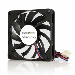 Startech Ventilador Auxiliar 70mm 3500RPM Conector TX3 Negro