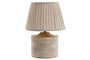 DKD Home Decor Lámpara de Sobremesa Mango Algodón Natural 30x30x41 cm