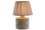 DKD Home Decor Lámpara de Sobremesa Mango Algodón Natural 30x30x41 cm
