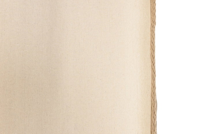 DKD Home Decor Cortina de Algodón y Yute 140x260 cm Natural