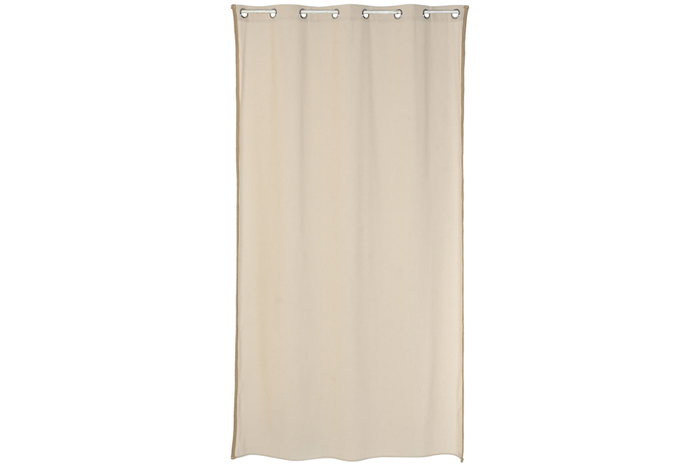 DKD Home Decor Cortina de Algodón y Yute 140x260 cm Natural