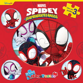 PHIDAL EDITIONS, Marvel Spidey (Libro+3 puzzles)