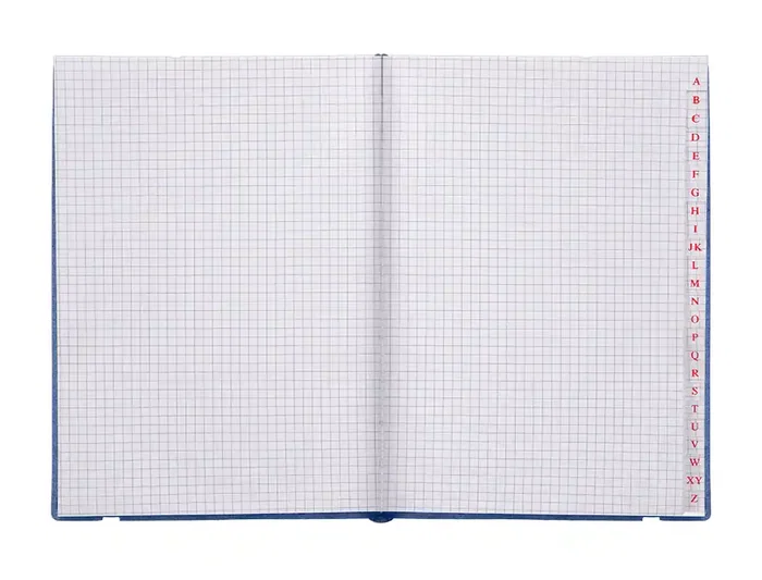 Liderpapel Libreta A6 120 hojas 70gr Similpiel Cierre Gomillas Color Azul