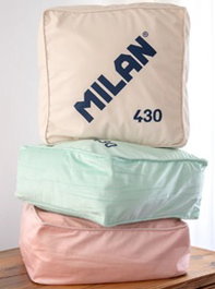 MILAN Cojín Goma Milan 430 Serie 1918 Beige 35x35x16cm