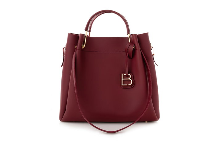 Lucky Bees 275 Bolso Bandolera Rojo Clarete Piel de Polivinilo