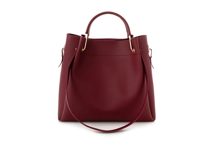 Lucky Bees 275 Bolso Bandolera Rojo Clarete Piel de Polivinilo