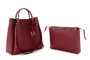 Lucky Bees 275 Bolso Bandolera Rojo Clarete Piel de Polivinilo