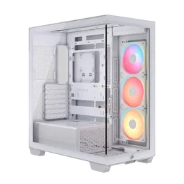 Corsair CC-9011325-WW Midi Tower 3500X LXR LINK TG Blanco