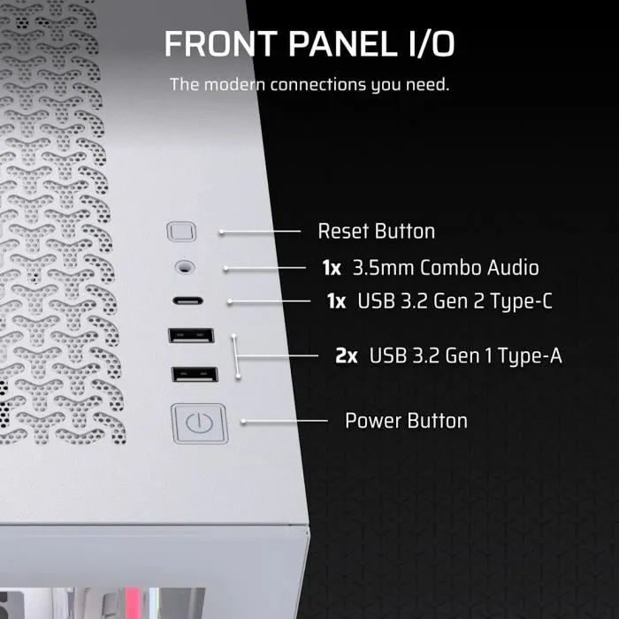 Corsair 3500X LXR LINK TG Blanco Corsair 3500X LXR LINK TG Blanco